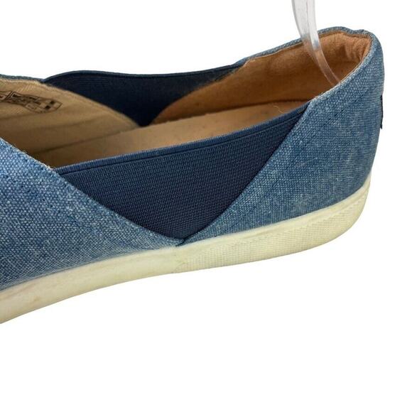 Vionic Ivy Womens Blue Slip On Flats Casual Loafers Canvas Shoes Stretch sz 8.5 - Picture 4 of 16